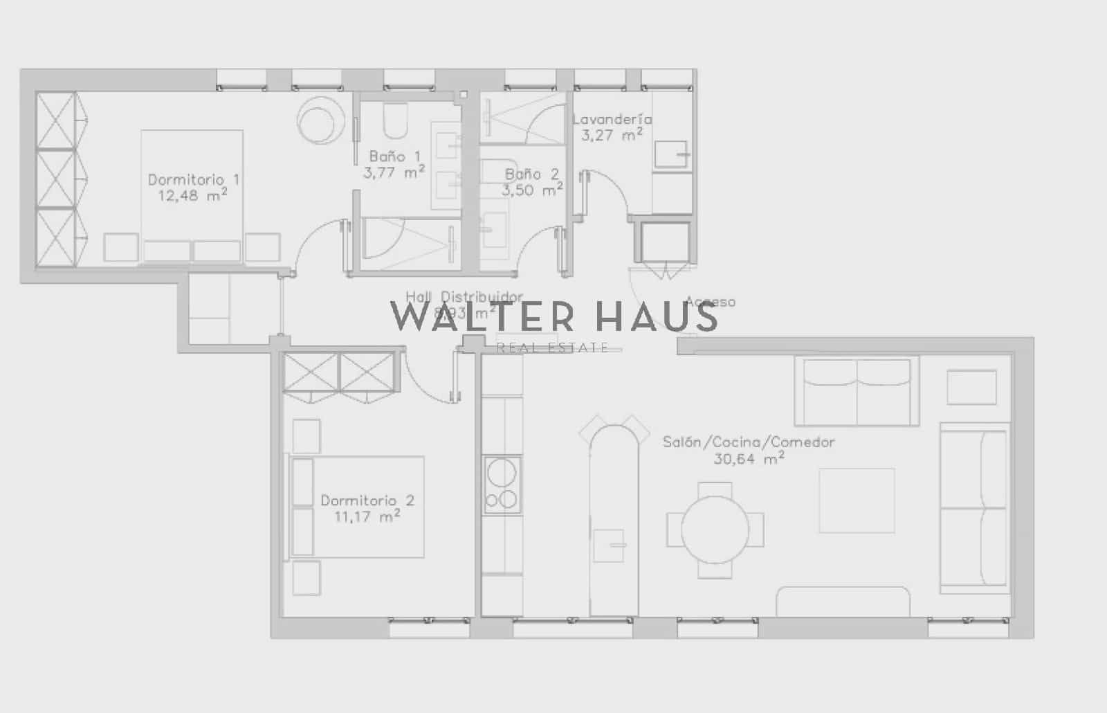 2 sypialnia Mieszkanie na sprzedaż w Miasto Madryt - 1 660 000 € (Ref: 9789853)