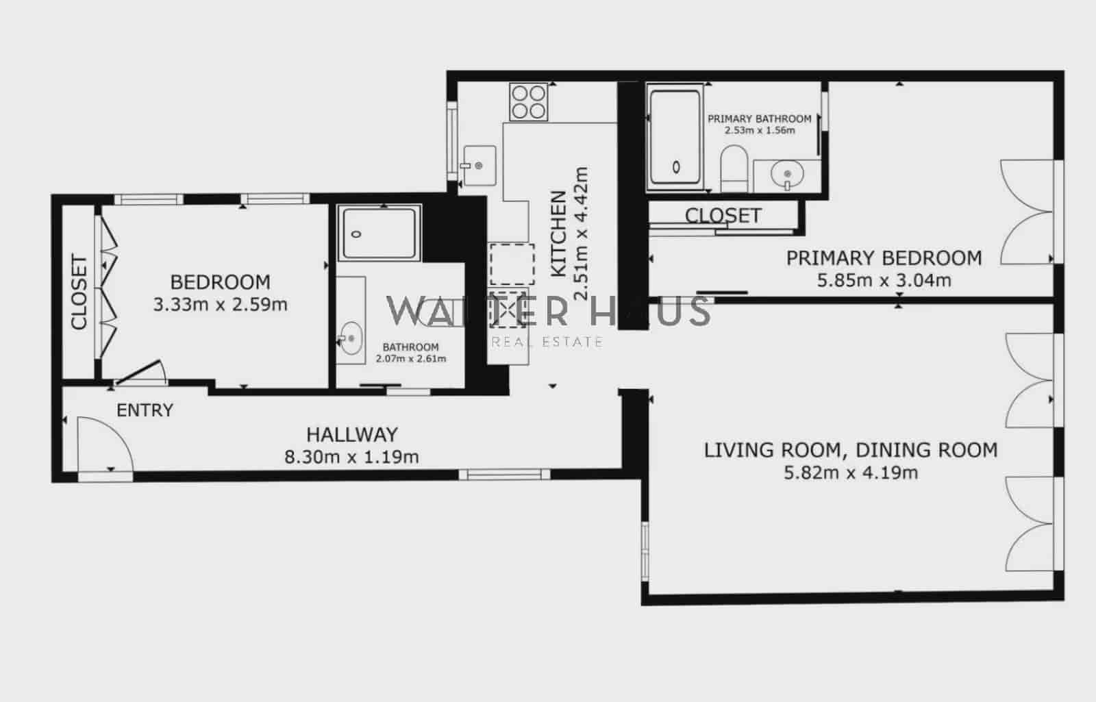2 Zimmer Wohnung zu verkaufen in Madrid Stadt - 1.195.000 € (Ref: 9798316)