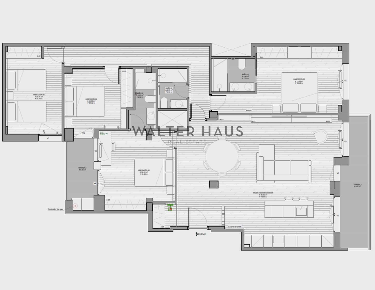 4 sypialnia Mieszkanie na sprzedaż w Miasto Madryt - 1 440 000 € (Ref: 9821192)