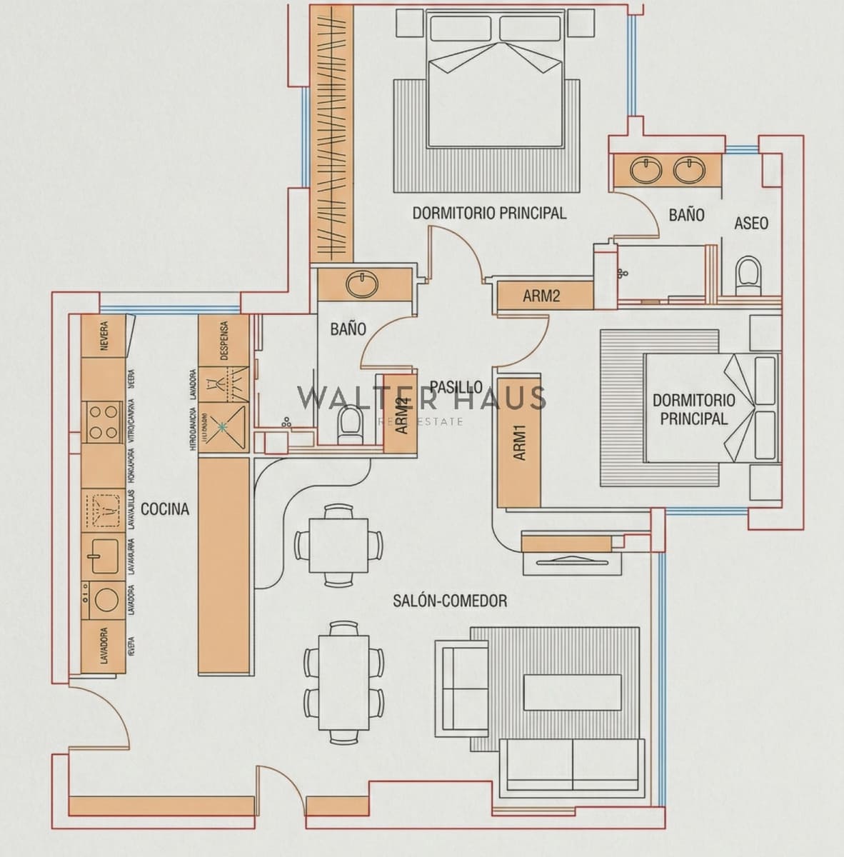 2 bedroom Flat for sale in Madrid city - € 1,790,000 (Ref: 9824048)