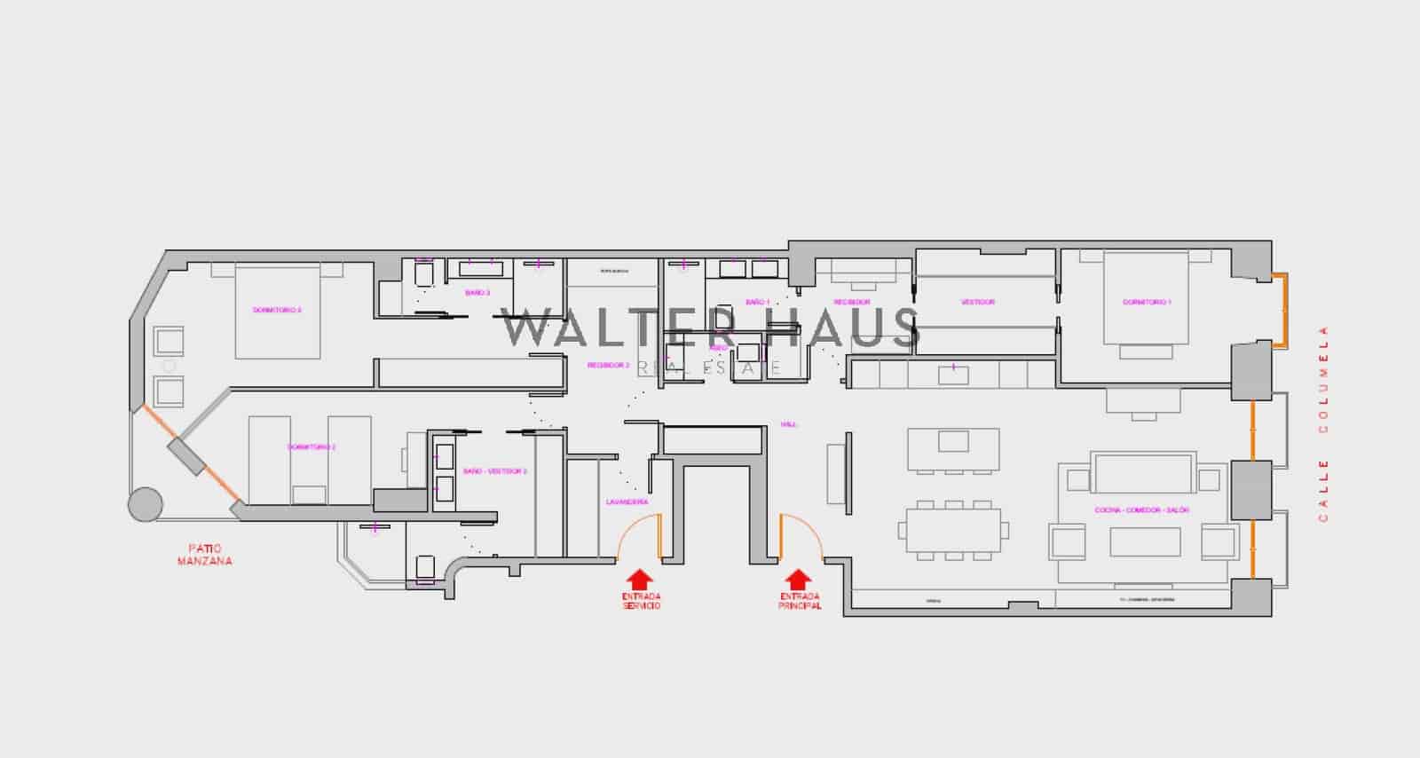 3 bedroom Flat for sale in Madrid city - € 5,450,000 (Ref: 9824219)