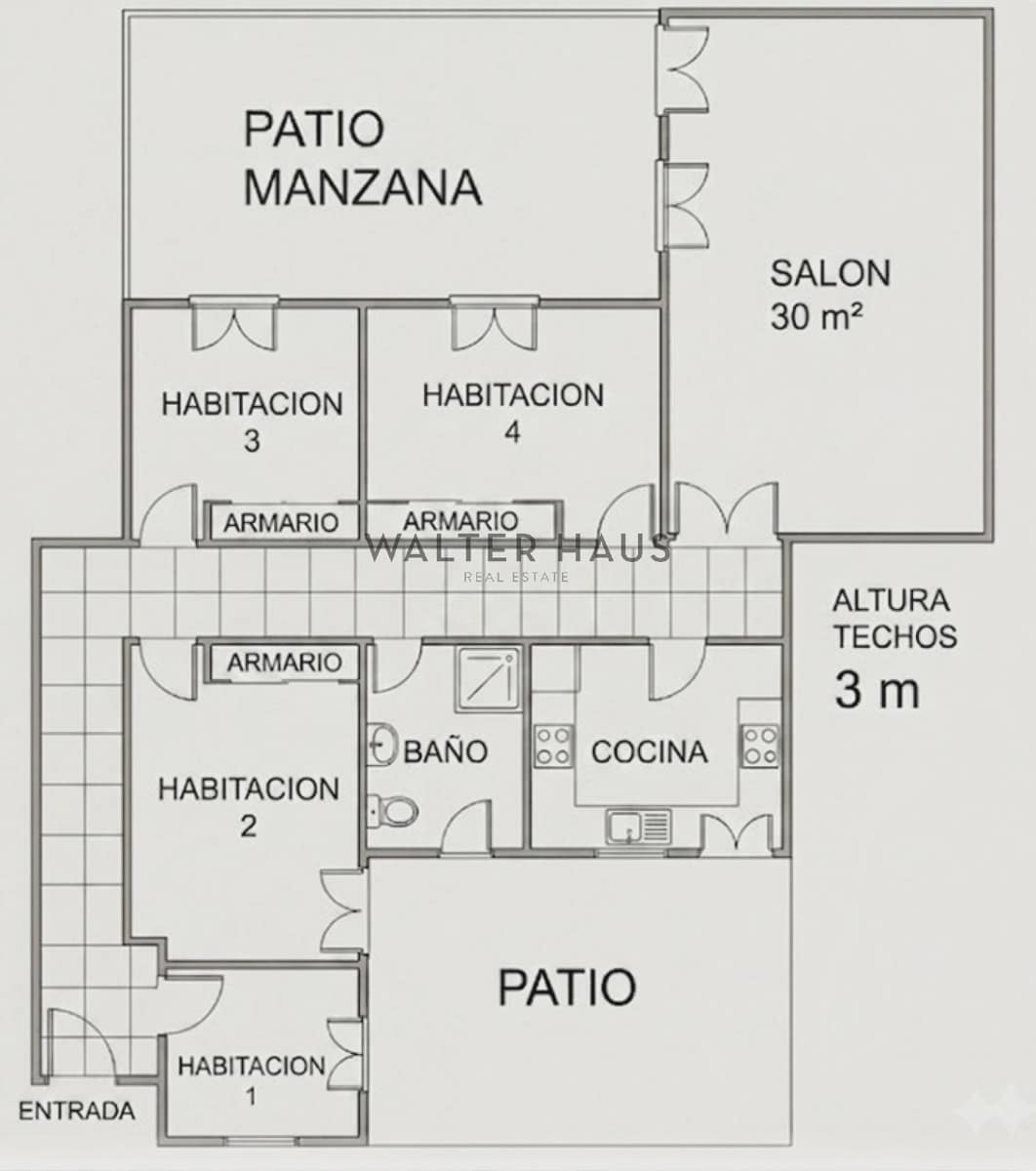 4 sovrum Lägenhet att hyra i Madrid stad - 2 700 € (Ref: 9861202)