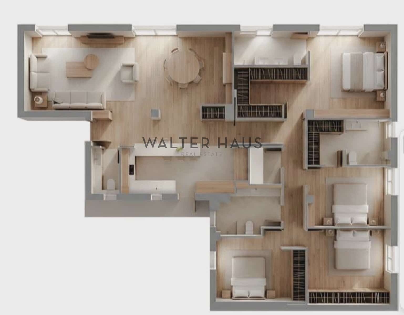 4 camera da letto Appartamento in vendita in Madrid citta - 2.780.000 € (Rif: 9874015)