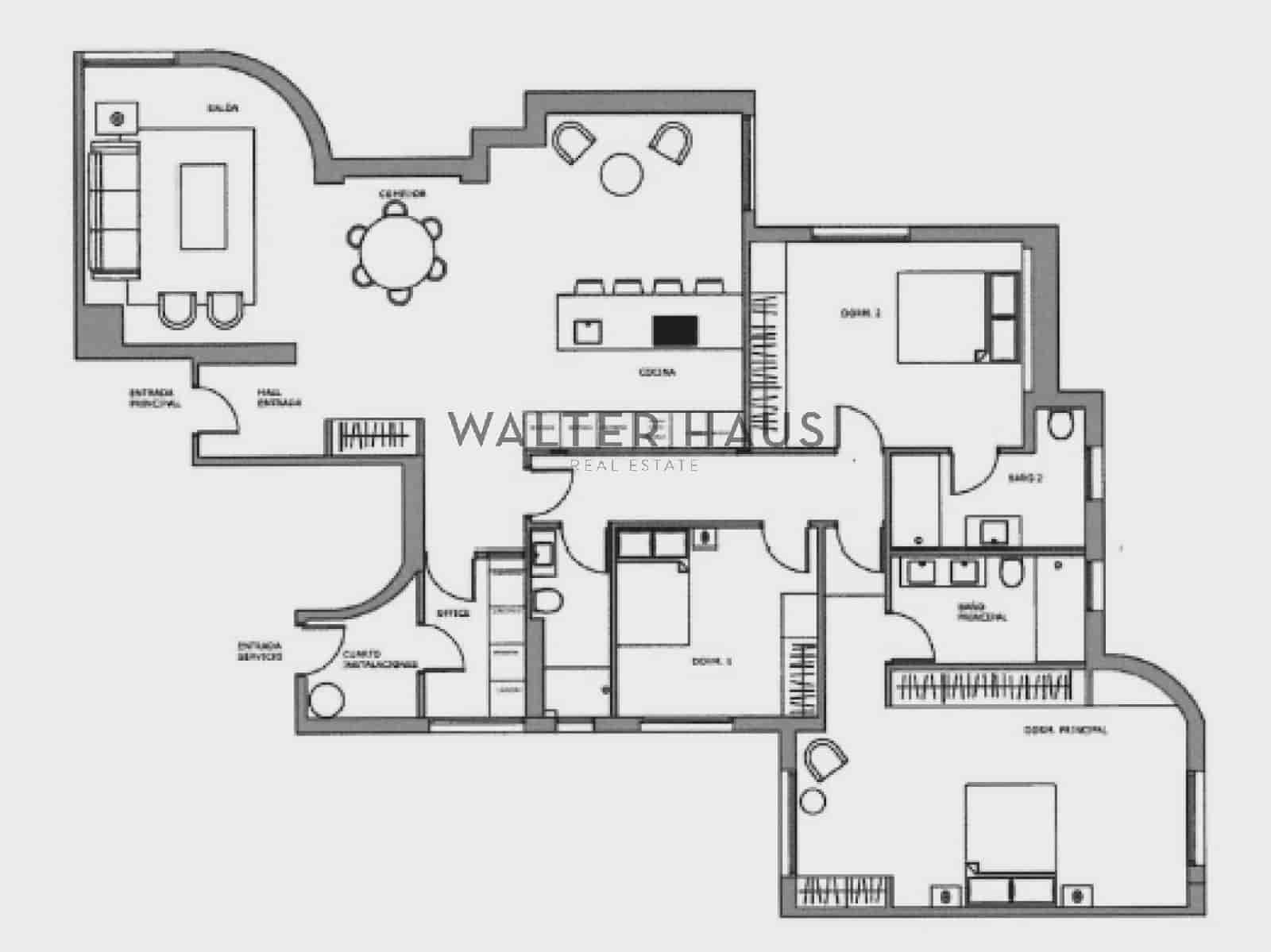 3 soveværelse Lejlighed til salg i Madrid by - € 1.995.000 (Ref: 9882617)