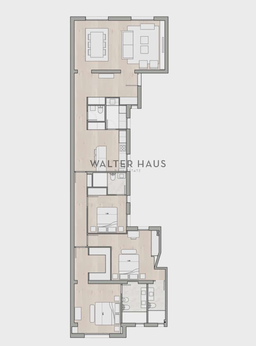3 camera da letto Appartamento in vendita in Madrid citta - 2.300.000 € (Rif: 9889537)