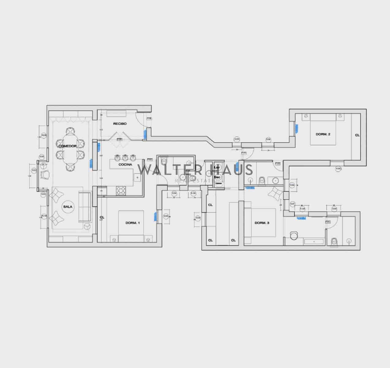 3 Zimmer Wohnung zu verkaufen in Madrid Stadt - 2.390.000 € (Ref: 9891061)