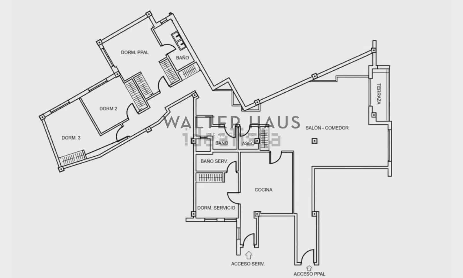 4 camera da letto Appartamento in vendita in Madrid citta - 1.695.000 € (Rif: 9894925)