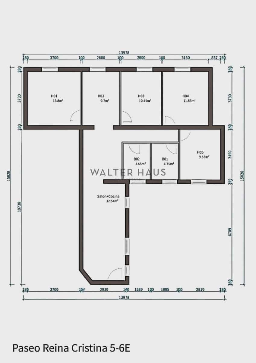 4 Zimmer Wohnung zu vermieten in Madrid Stadt - 4.200 € (Ref: 9914846)