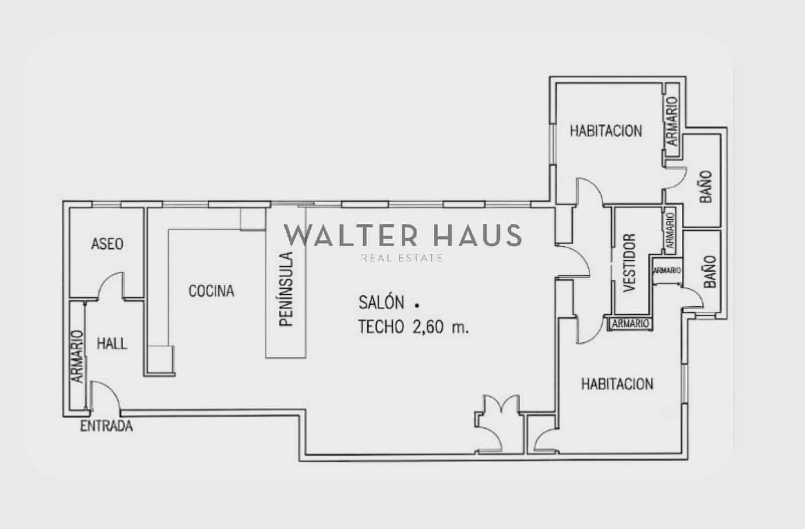 2 chambre Appartement à vendre à Madrid ville - 2 450 000 € (Ref: 9940873)