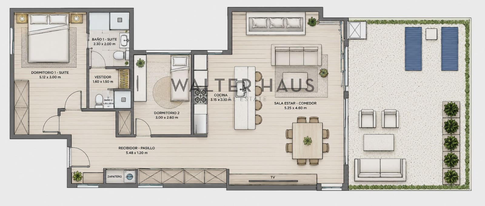 2 bedroom Penthouse for sale in Barcelona city - € 790,000 (Ref: 9965703)