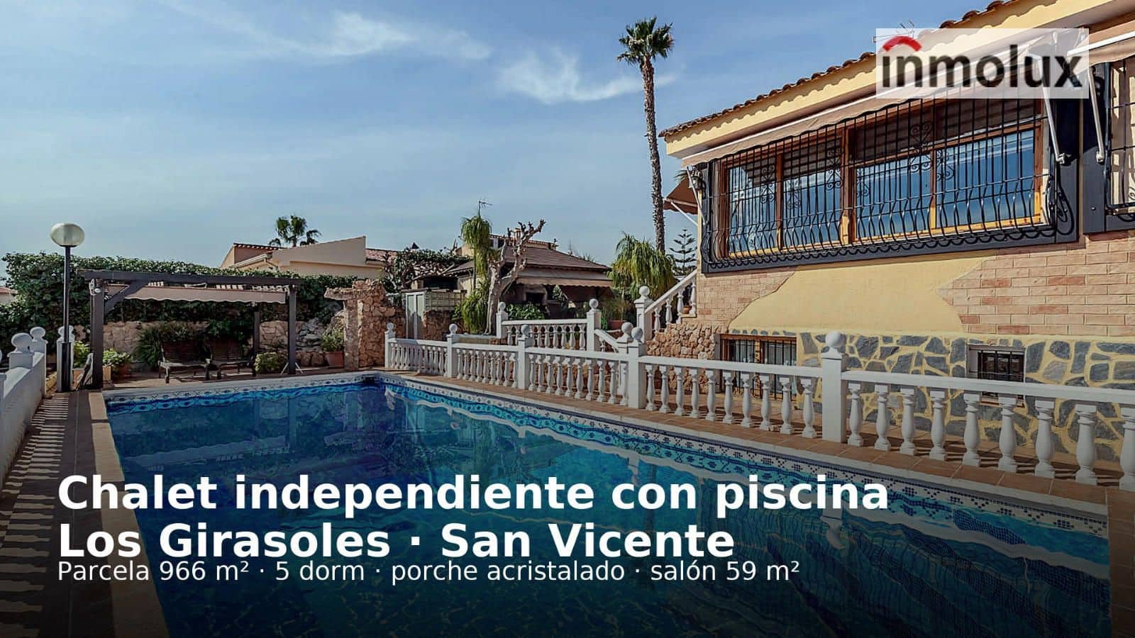 5 chambre Villa/Maison à vendre à San Vicente / Sant Vicent del Raspeig avec piscine garage - 600 000 € (Ref: 9382577)