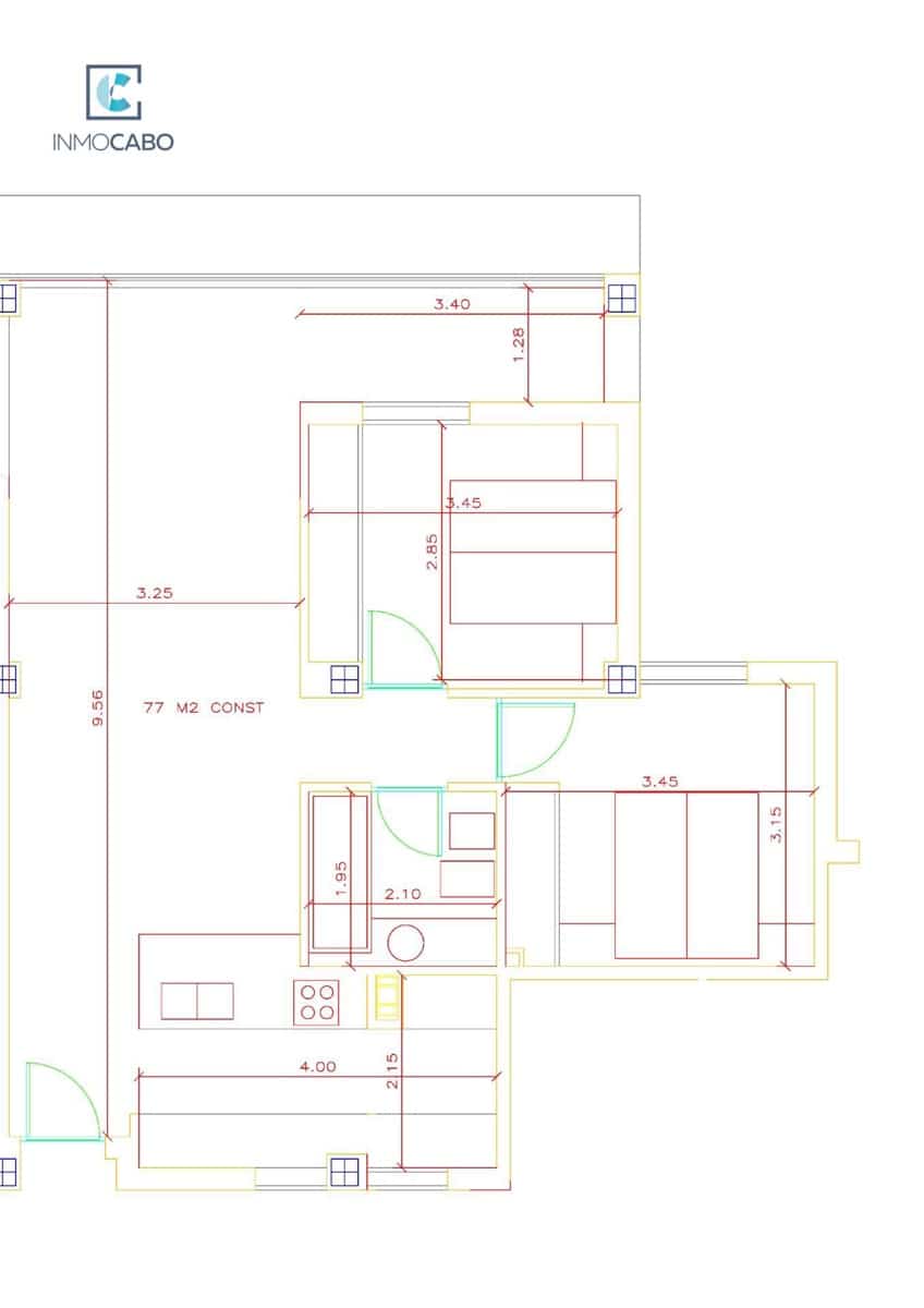 3 soveværelse Penthouse til salg i Mar de Cristal med swimmingpool - € 185.000 (Ref: 8743639)