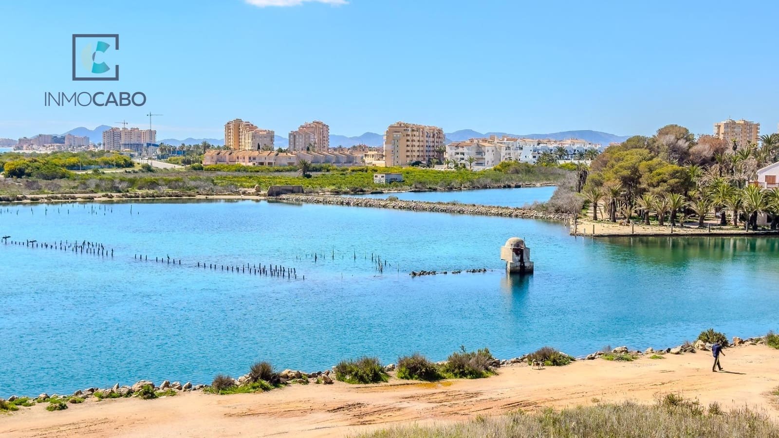 2 soverom Leilighet til salgs i La Manga del Mar Menor med svømmebasseng garasje - € 153 000 (Ref: 9200647)