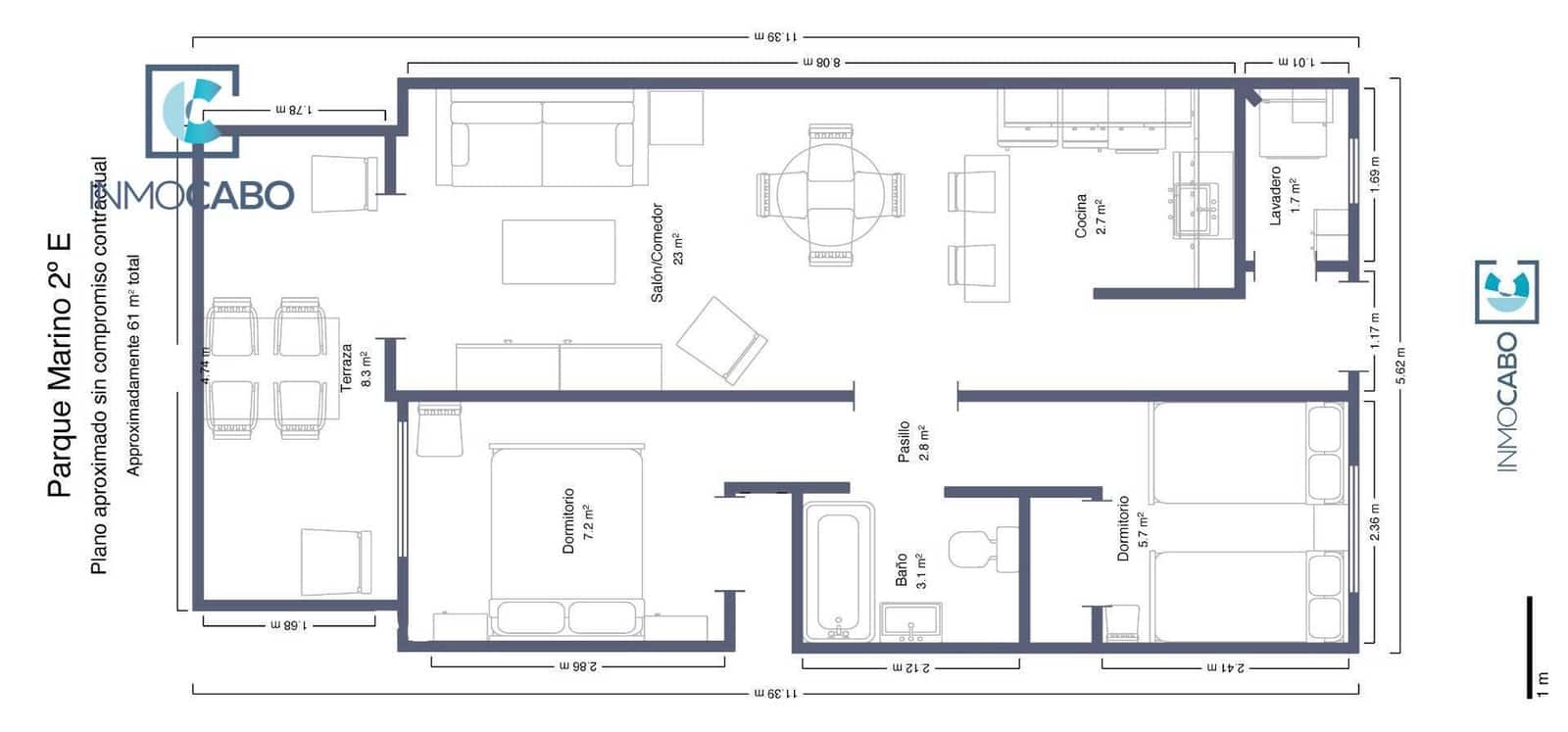 2 soveværelse Lejlighed til salg i Cala Reona med swimmingpool - € 175.000 (Ref: 9240225)