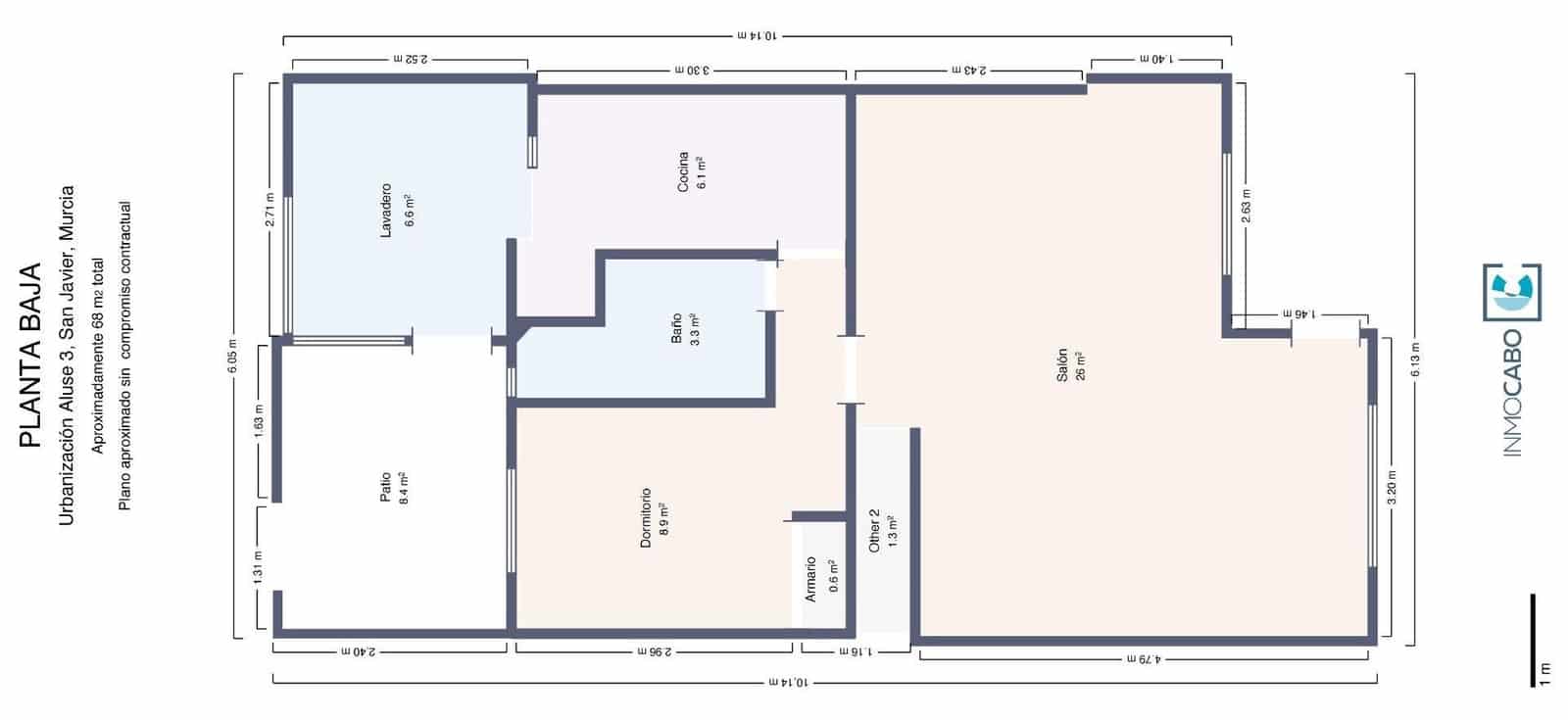4 soverom Leilighet til salgs i La Manga del Mar Menor med garasje - € 250 000 (Ref: 9301207)