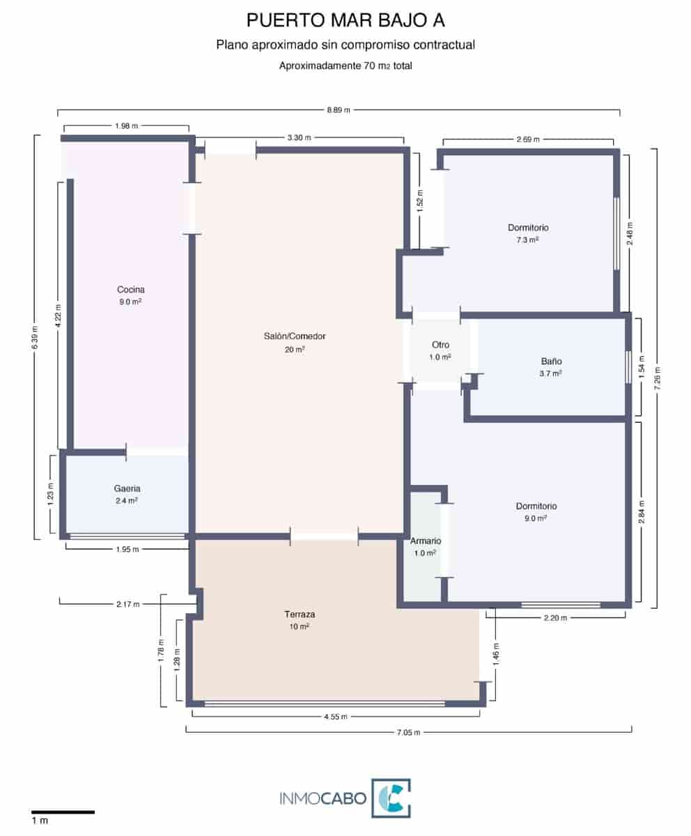 2 Zimmer Apartment zu verkaufen in La Manga del Mar Menor mit Pool - 148.000 € (Ref: 9301208)