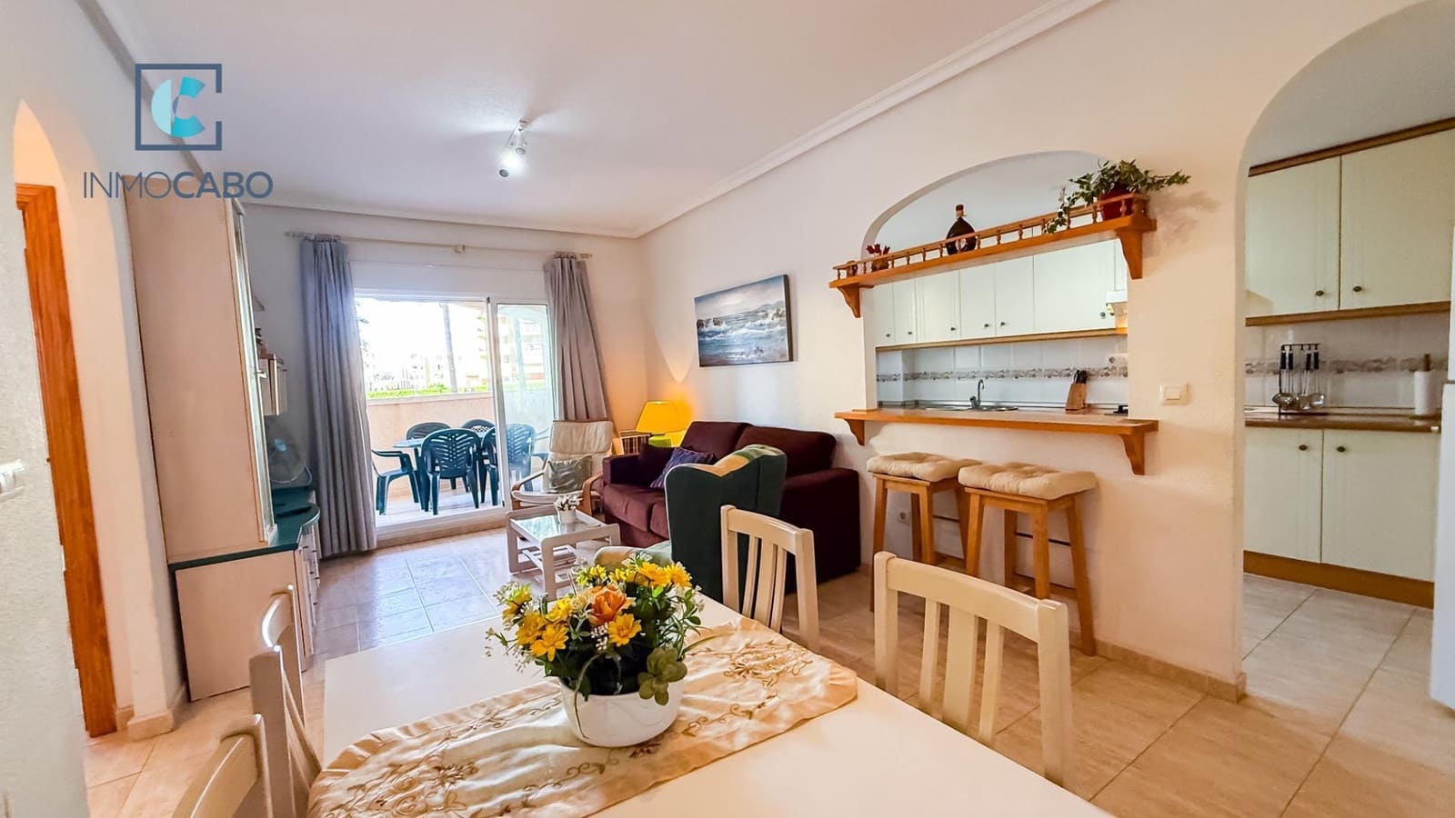 2 Zimmer Apartment zu verkaufen in La Manga del Mar Menor mit Pool - 148.000 € (Ref: 9301208)