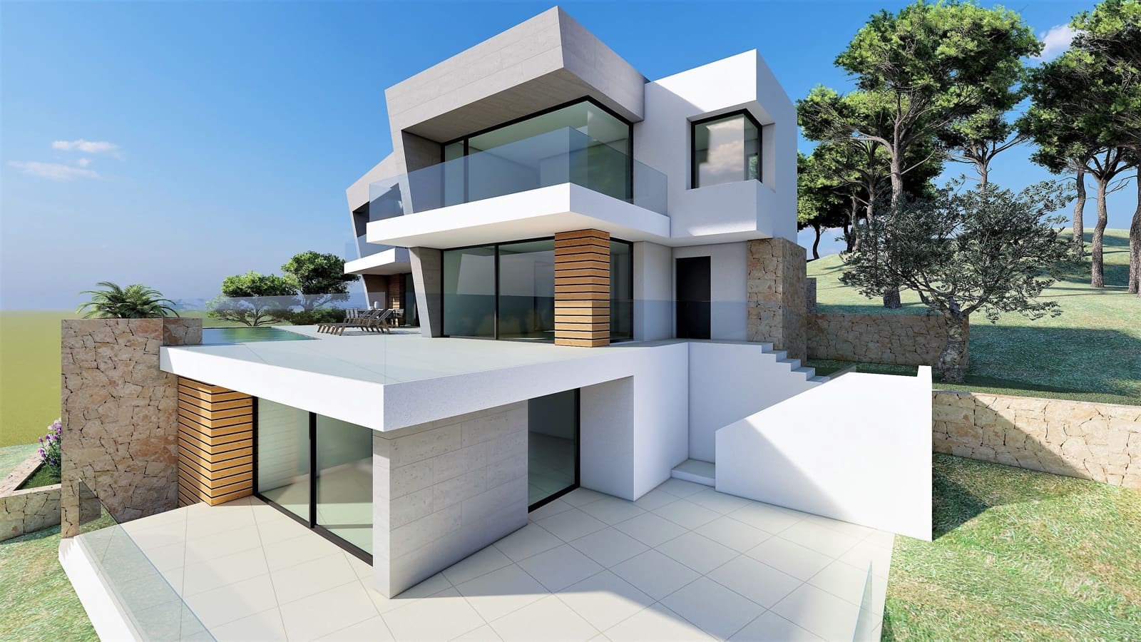 3 sovrum Villa till salu i Benitachell / Benitatxell med pool - 2 450 000 € (Ref: 10021977)