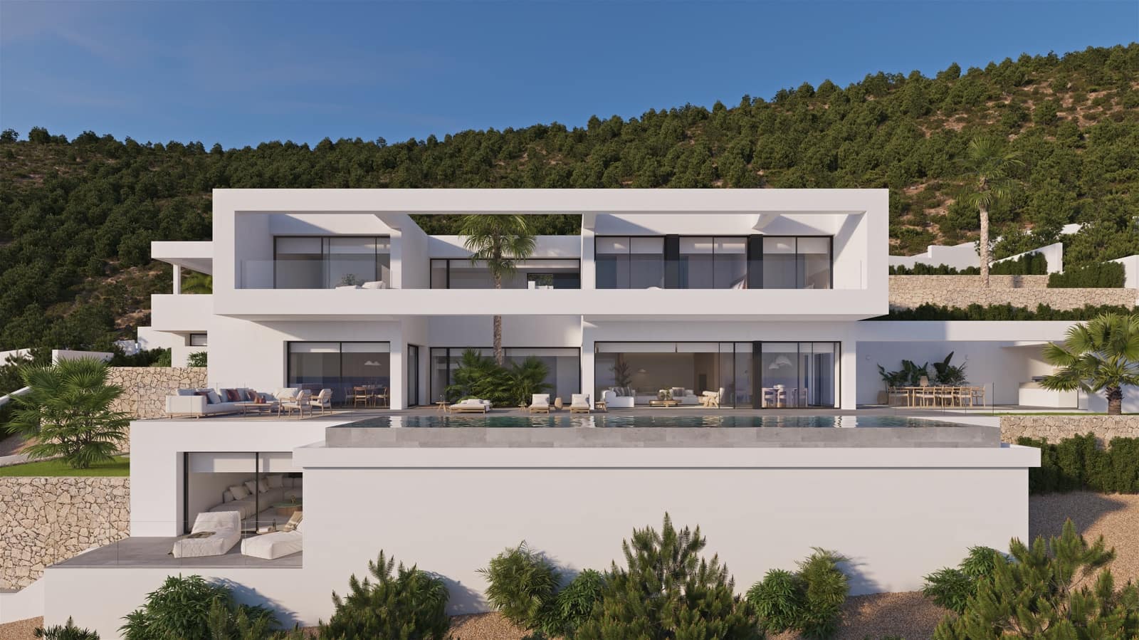 4 makuuhuone Huvila myytävänä paikassa Benissa mukana uima-altaan - 3 410 000 € (Ref: 10027701)