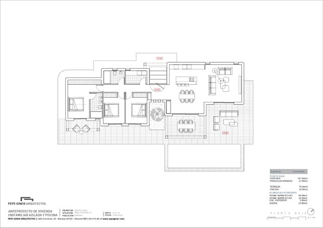 3 soverom Villa til salgs i Benissa med svømmebasseng garasje - € 890 000 (Ref: 10036340)