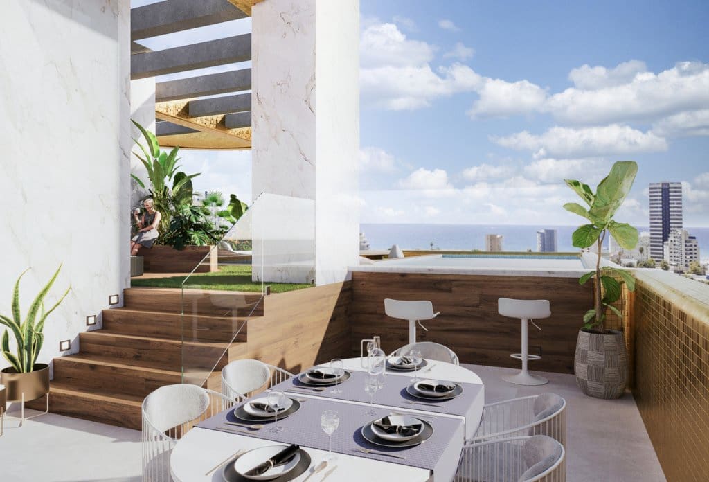 3 sypialnia Apartament na sprzedaż w Calpe / Calp z basenem - 1 300 000 € (Ref: 10043738)