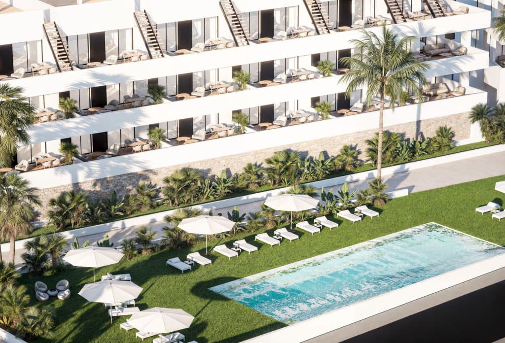 2 chambre Appartement à vendre à Finestrat avec piscine - 299 900 € (Ref: 10043750)