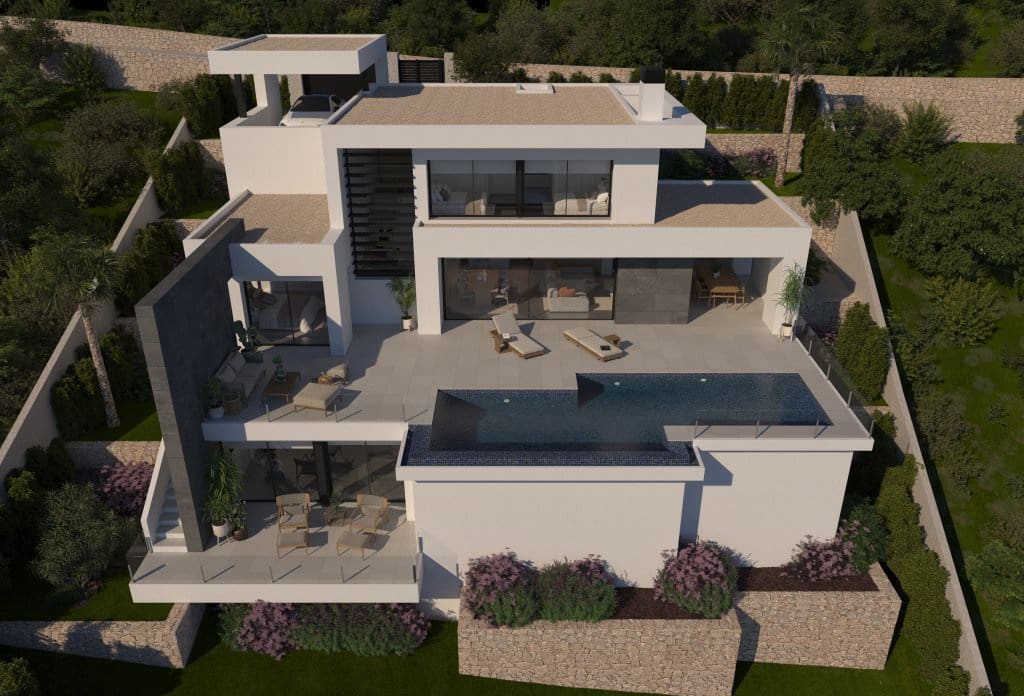 3 sypialnia Willa na sprzedaż w Benitachell / Benitatxell z basenem - 1 865 000 € (Ref: 10043754)
