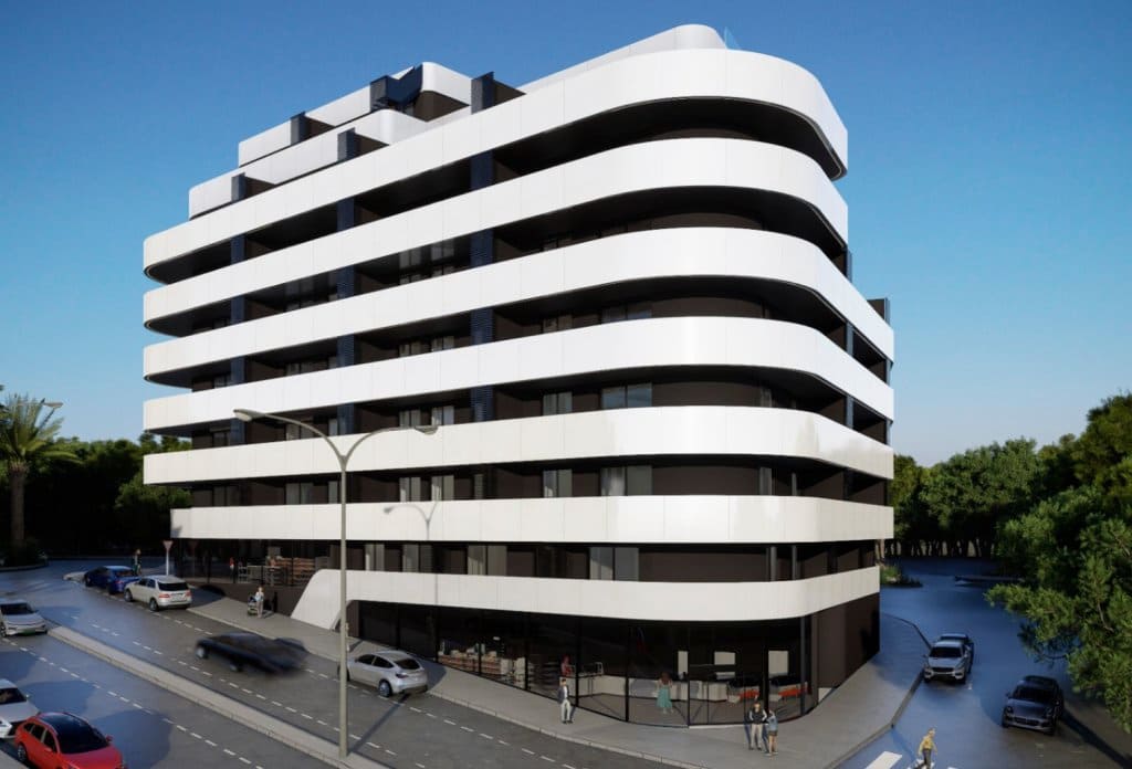 2 sovrum Lägenhet till salu i Calpe / Calp med pool - 373 730 € (Ref: 10043793)