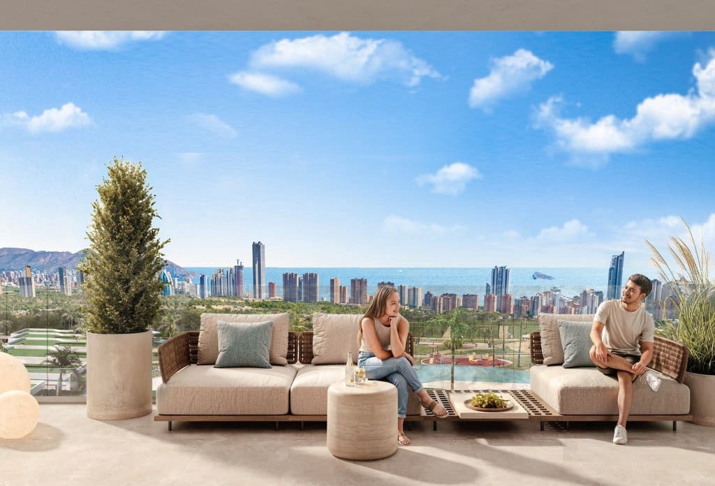 3 sypialnia Apartament na sprzedaż w Finestrat z basenem - 650 000 € (Ref: 10043801)