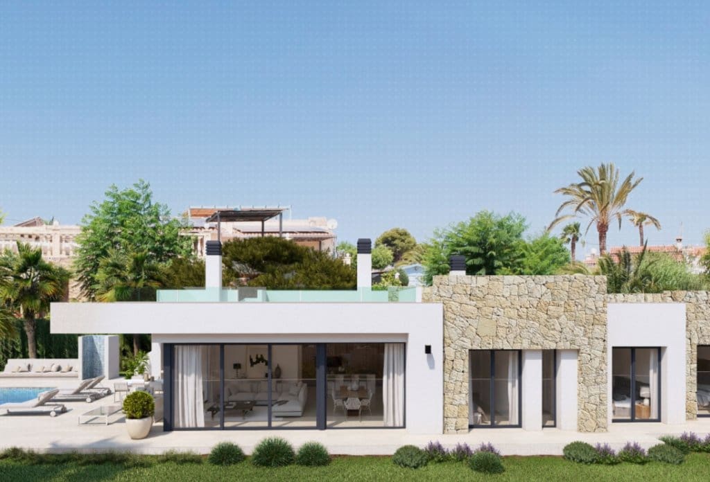 Chalet de 3 habitaciones en Calpe / Calp en venta con piscina - 1.250.000 € (Ref: 10043817)