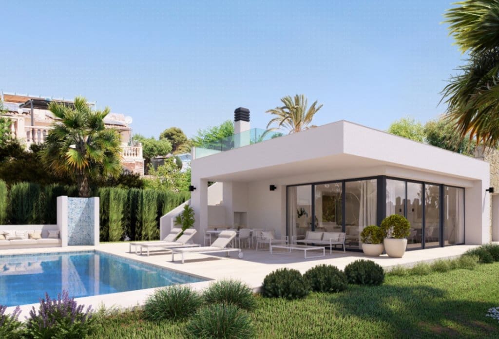 Chalet de 3 habitaciones en Calpe / Calp en venta con piscina - 1.250.000 € (Ref: 10043817)