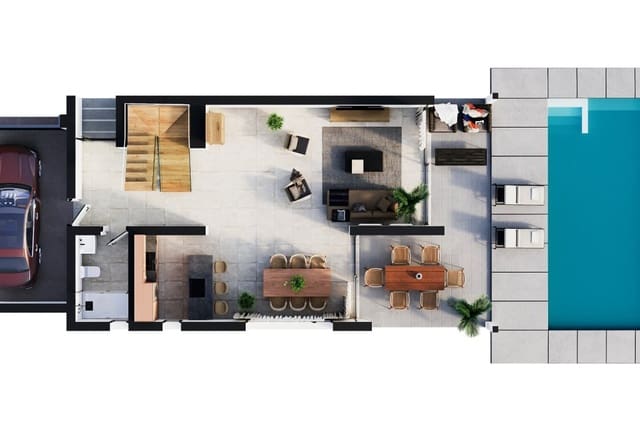 3 chambre Villa/Maison à vendre à Cometa - Carrió, Calpe / Calp avec piscine - 925 000 € (Ref: 10043848)