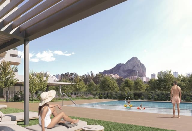 2 bedroom Apartment for sale in Pueblo, Calpe / Calp with pool - € 379,000 (Ref: 10043857)