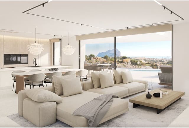 Chalet de 3 habitaciones en Pueblo, Calpe / Calp en venta con piscina - 1.360.000 € (Ref: 10043858)