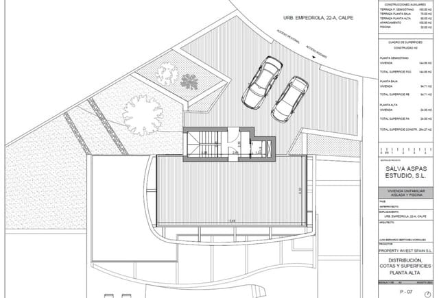 Chalet de 3 habitaciones en Pueblo, Calpe / Calp en venta con piscina - 1.360.000 € (Ref: 10043858)