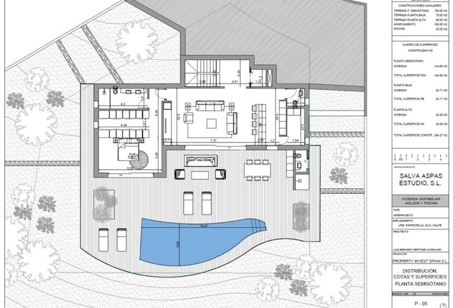 Chalet de 3 habitaciones en Pueblo, Calpe / Calp en venta con piscina - 1.360.000 € (Ref: 10043858)