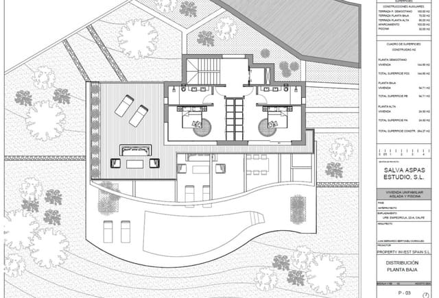 Chalet de 3 habitaciones en Pueblo, Calpe / Calp en venta con piscina - 1.360.000 € (Ref: 10043858)