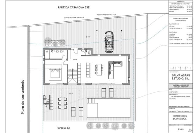 3 bedroom Villa for sale in Pueblo, Calpe / Calp with pool - € 1,290,000 (Ref: 10043913)