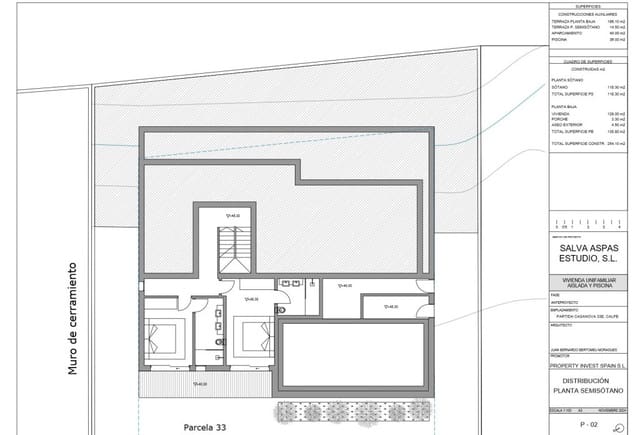 3 bedroom Villa for sale in Pueblo, Calpe / Calp with pool - € 1,290,000 (Ref: 10043913)