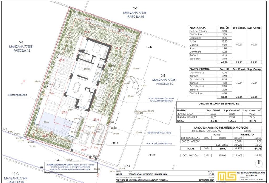 4 Zimmer Villa zu verkaufen in Calpe / Calp mit Pool - 1.150.000 € (Ref: 10043949)