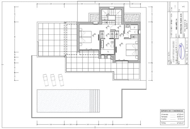 3 Zimmer Villa zu verkaufen in Pueblo, Calpe / Calp mit Pool - 1.135.000 € (Ref: 10043952)