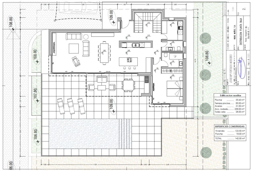 3 Zimmer Villa zu verkaufen in Calpe / Calp mit Pool - 1.135.000 € (Ref: 10043952)