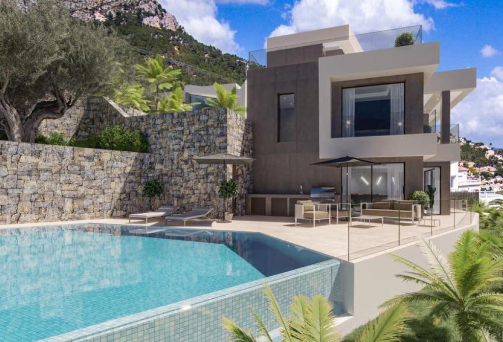 4 chambre Villa/Maison à vendre à Calpe / Calp avec piscine - 1 850 000 € (Ref: 10043979)