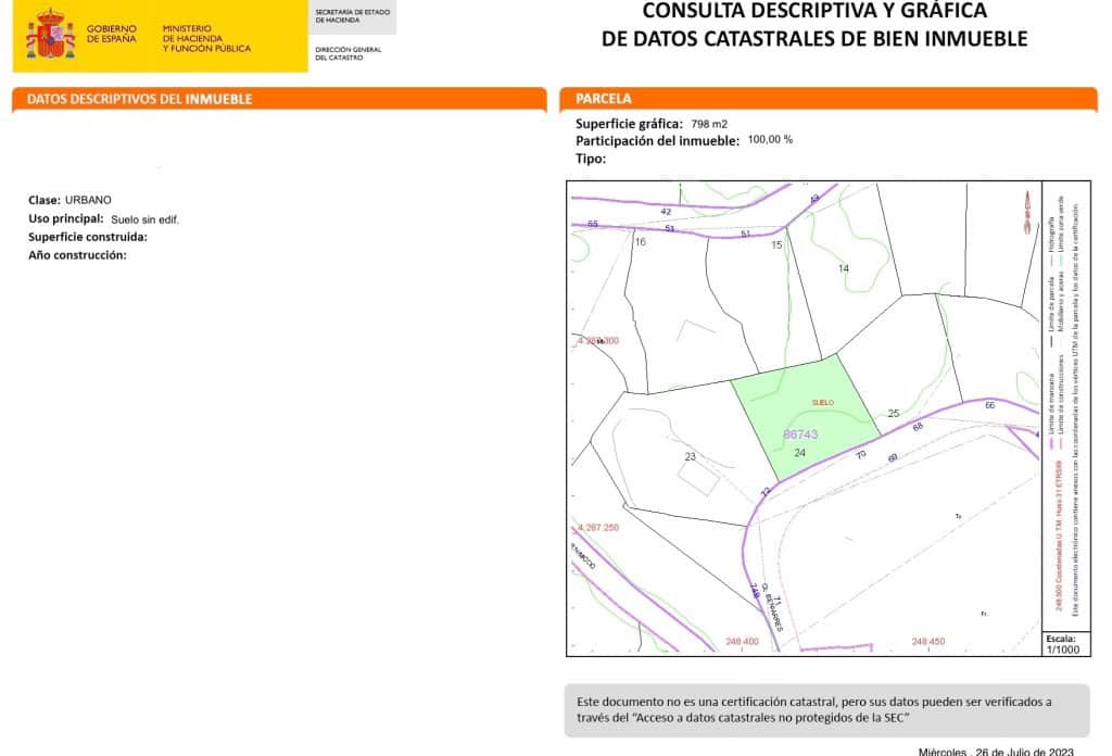 Ubebygd land til salgs i Moraira - € 840 000 (Ref: 10043987)
