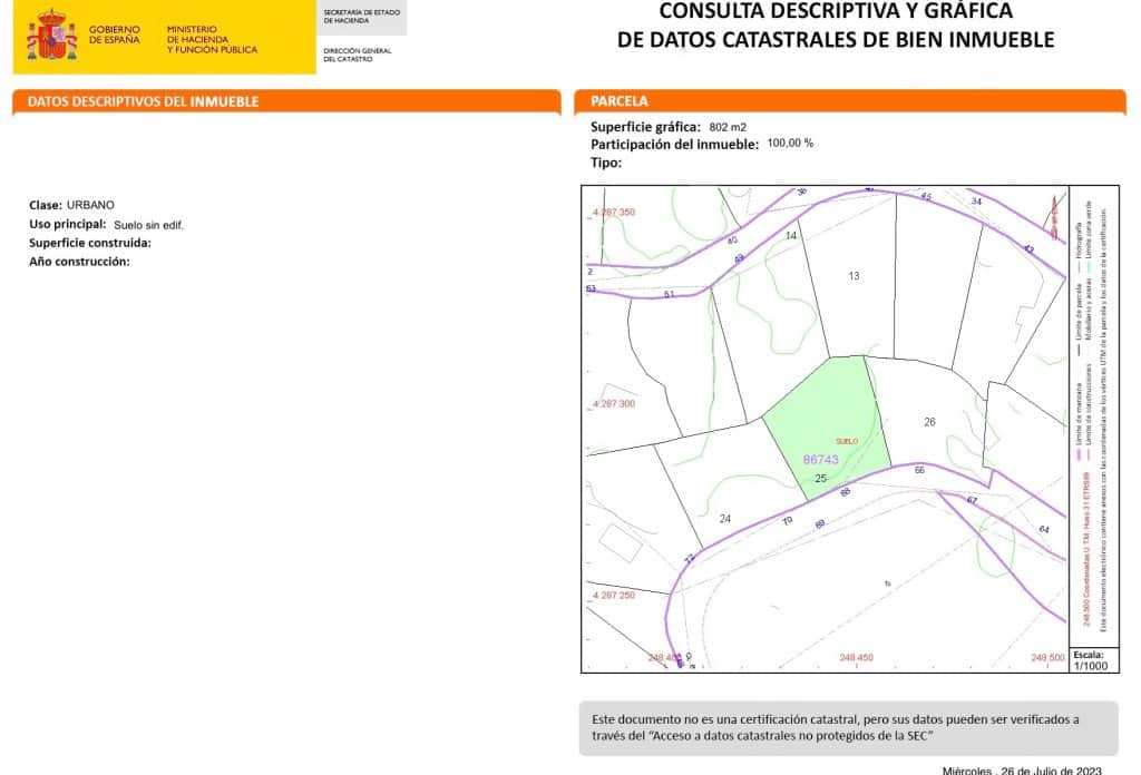 Ubebygd land til salgs i Moraira - € 840 000 (Ref: 10043987)