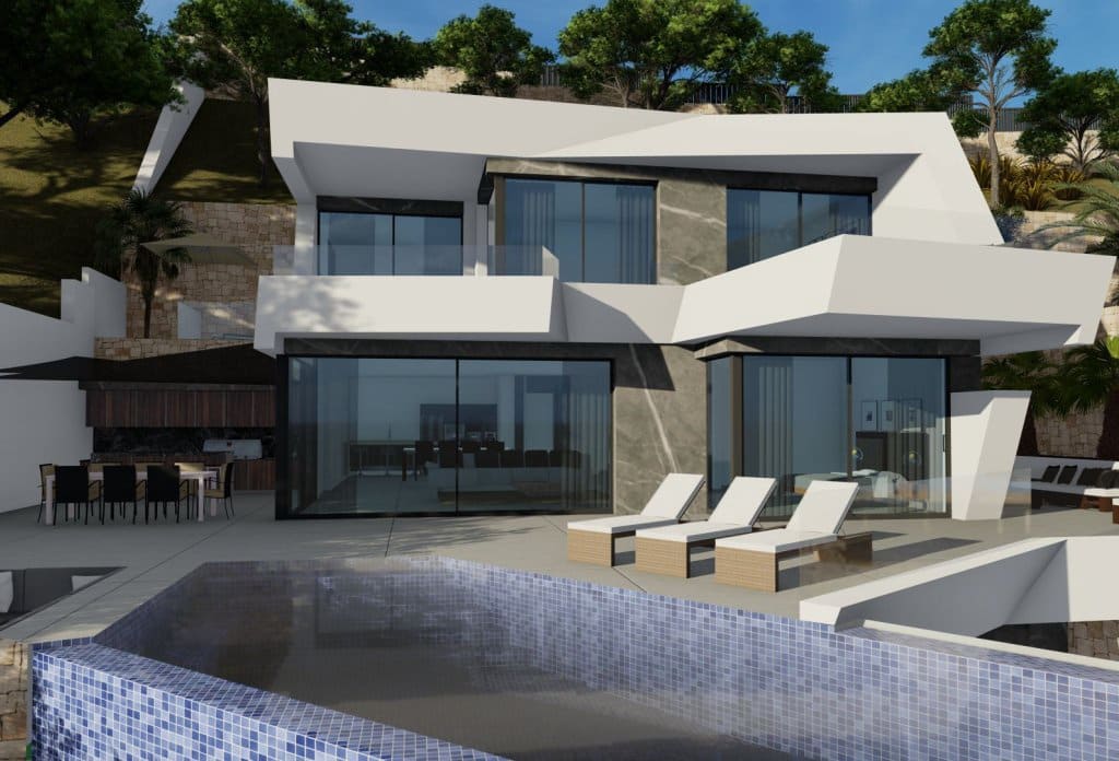4 camera da letto Villa in vendita in Calpe / Calp con piscina - 1.690.000 € (Rif: 10043998)