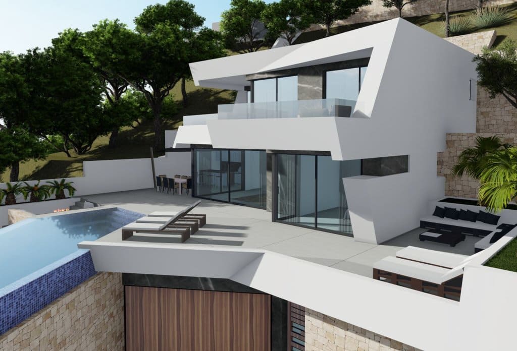 4 camera da letto Villa in vendita in Calpe / Calp con piscina - 1.690.000 € (Rif: 10043998)