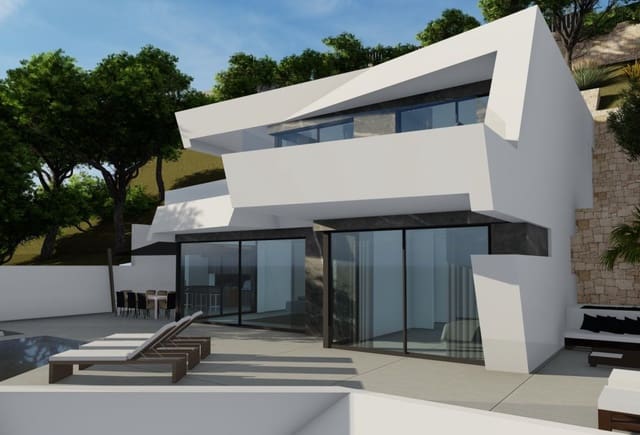 4 Zimmer Villa zu verkaufen in Pueblo, Calpe / Calp mit Pool - 1.690.000 € (Ref: 10043998)