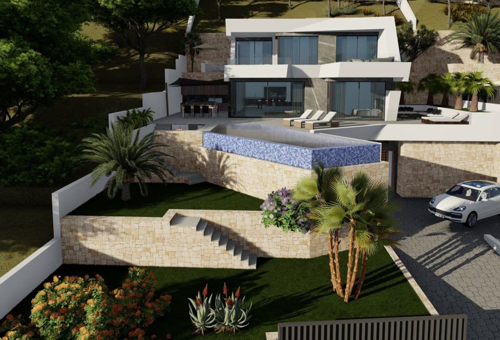 4 camera da letto Villa in vendita in Calpe / Calp con piscina - 1.690.000 € (Rif: 10043998)