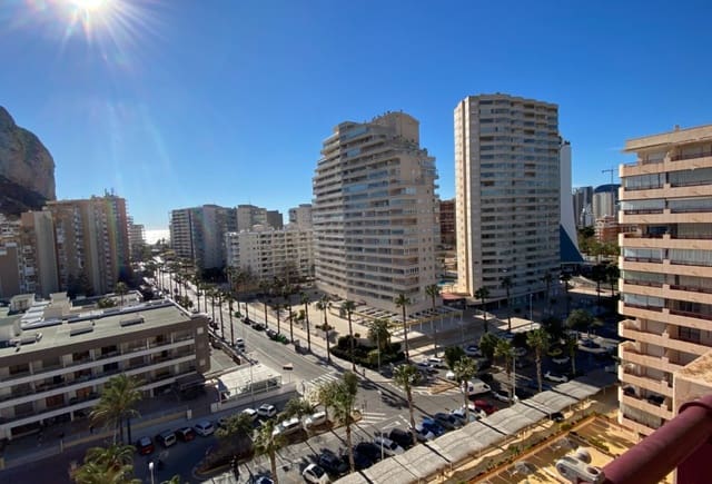 2 Zimmer Apartment zu vermieten in Levante - Playa Fossa, Calpe / Calp mit Pool - 1.300 € (Ref: 10079829)